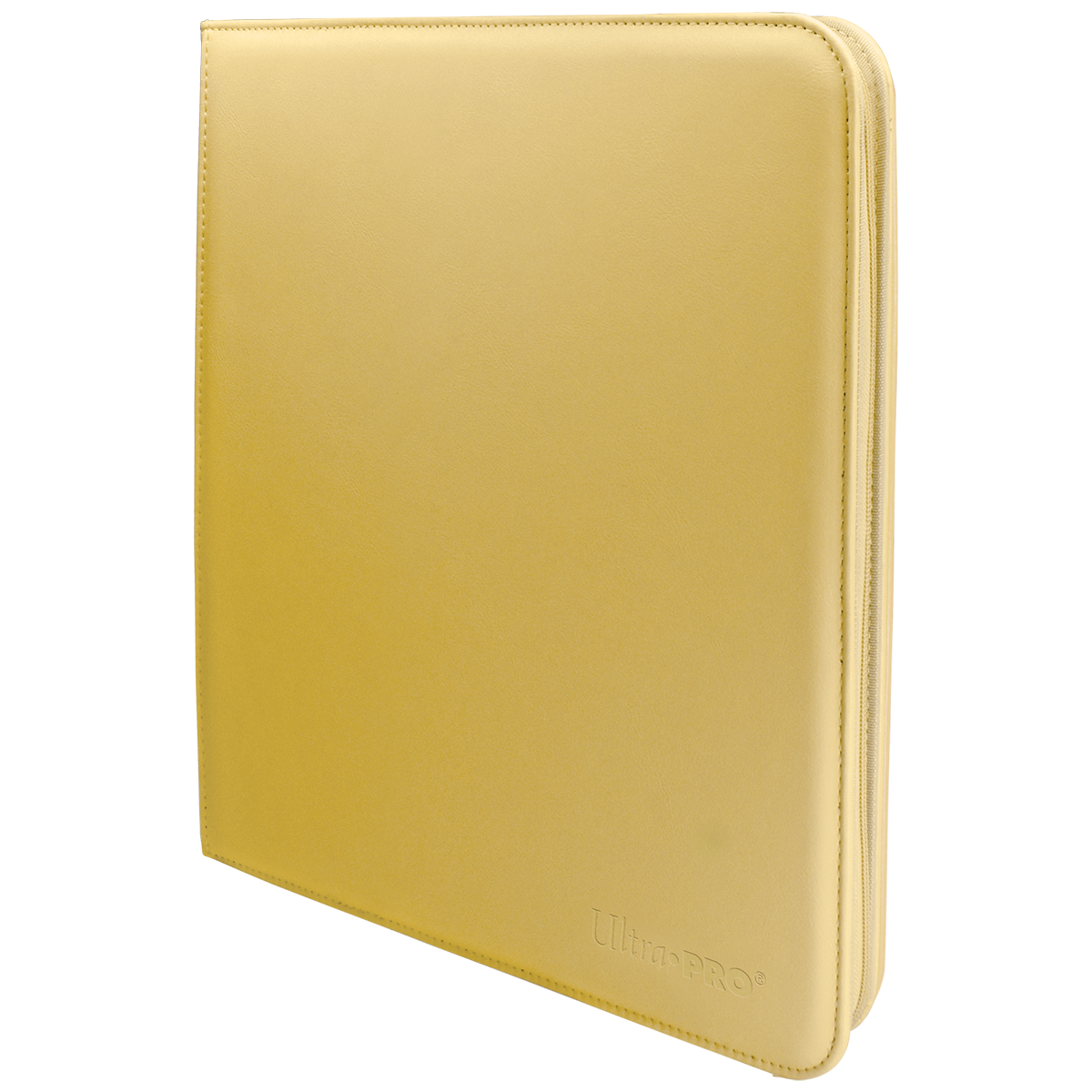 ULTRA PRO - Vivid 12-Pocket Zippered PRO-Binder: Yellow - Gamesmart