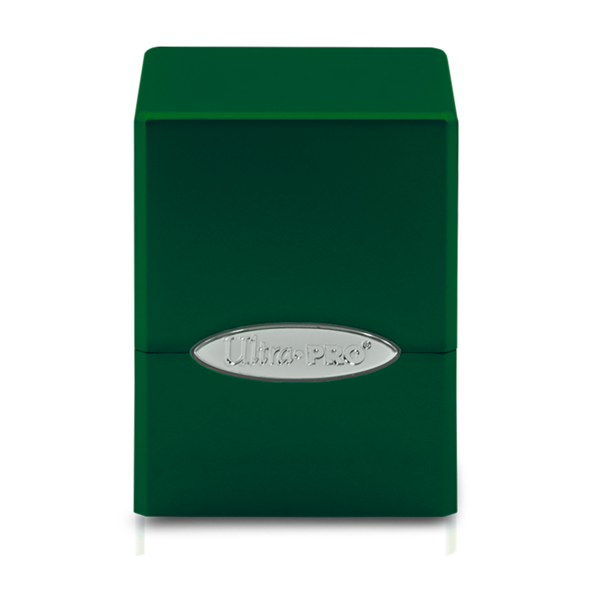 ULTRA PRO - Hi-Gloss Satin Cube Tower Deck Box: Emerald Green - Gamesmart