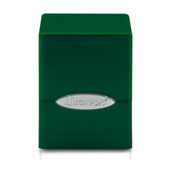 ULTRA PRO - Hi-Gloss Satin Cube Tower Deck Box: Emerald Green - Gamesmart