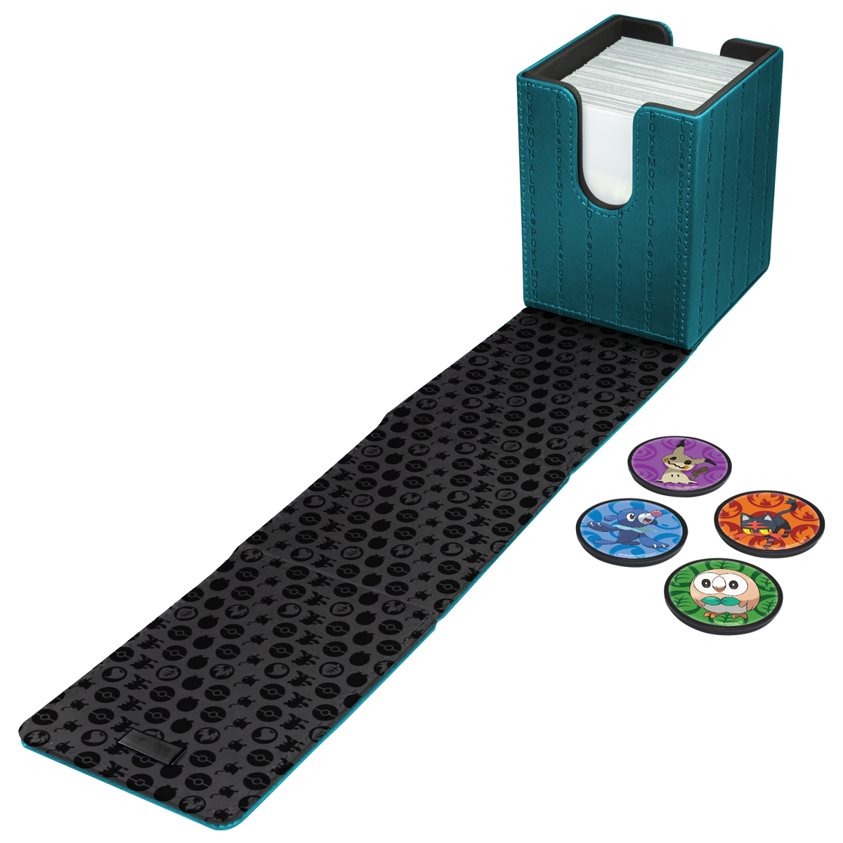 ULTRA PRO - Alola Alcove Click Deck Box for Pokémon - Gamesmart ULTRA PRO - Alola Alcove Click Deck Box for Pokémon - Gamesmart