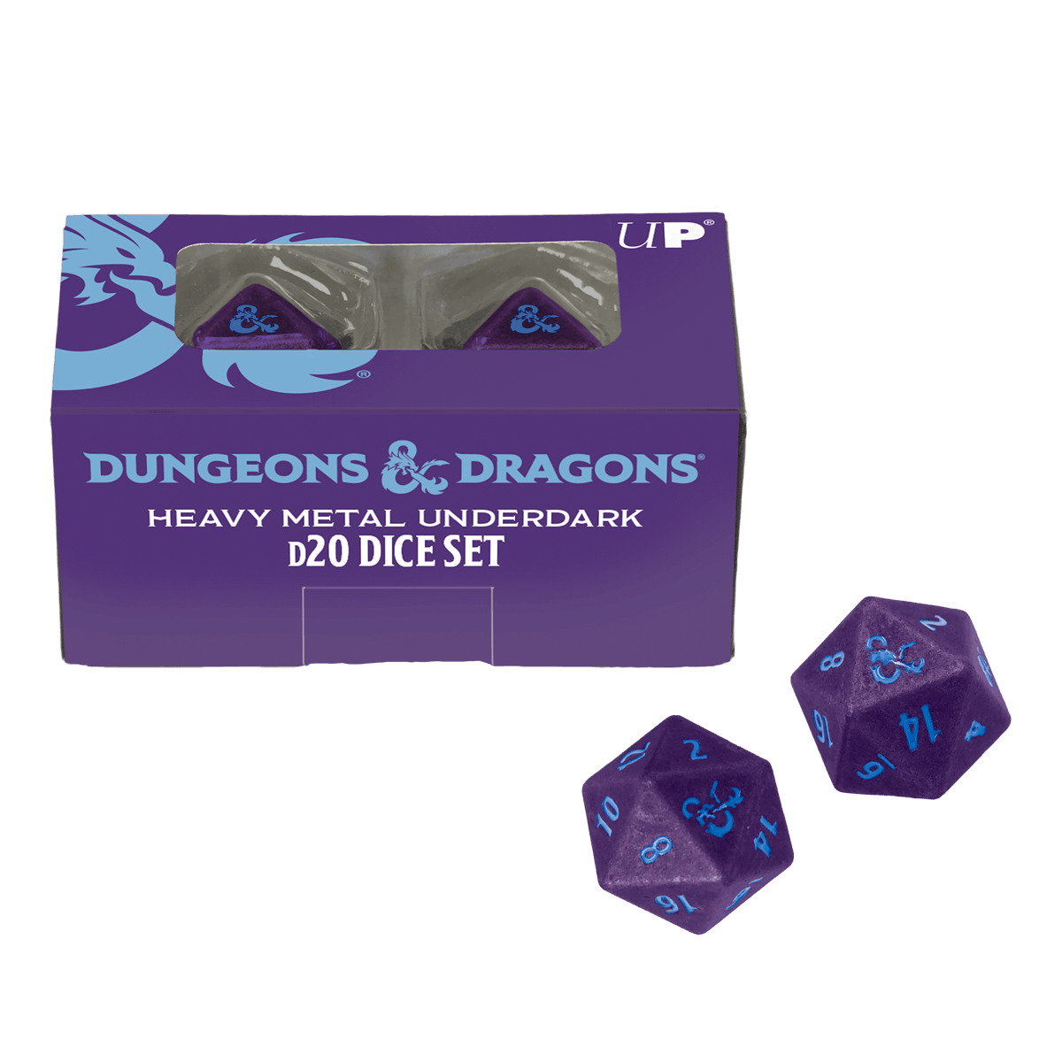 ULTRA PRO - Dados Phandelver & Below: The Shattered Obelisk Underdark Heavy Metal - Gamesmart