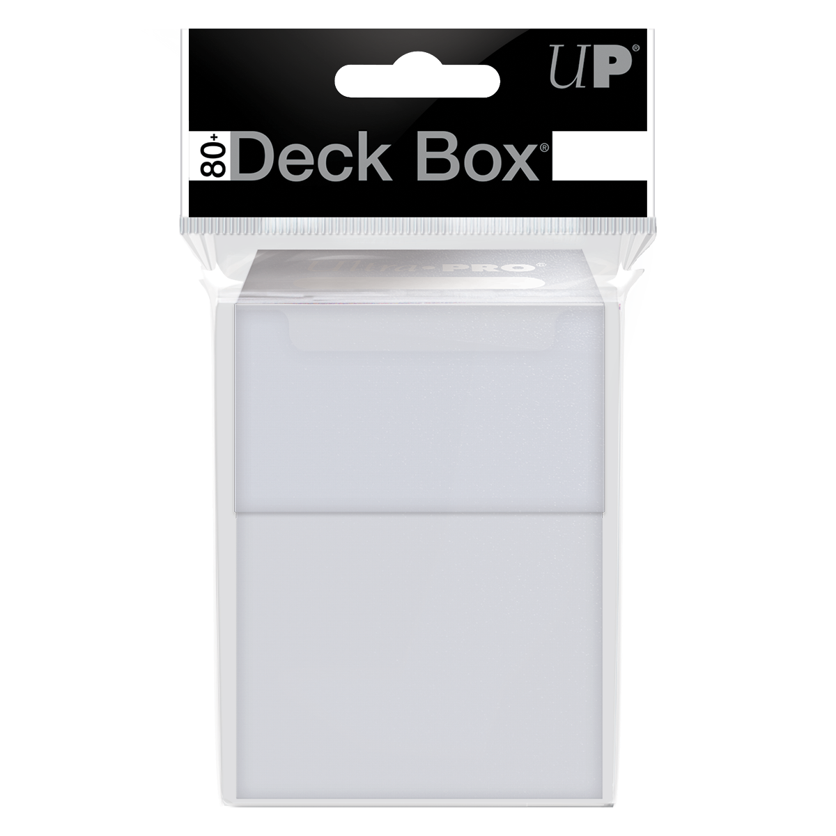 ULTRA PRO - PRO 80+ Deck Box: Clear - Gamesmart