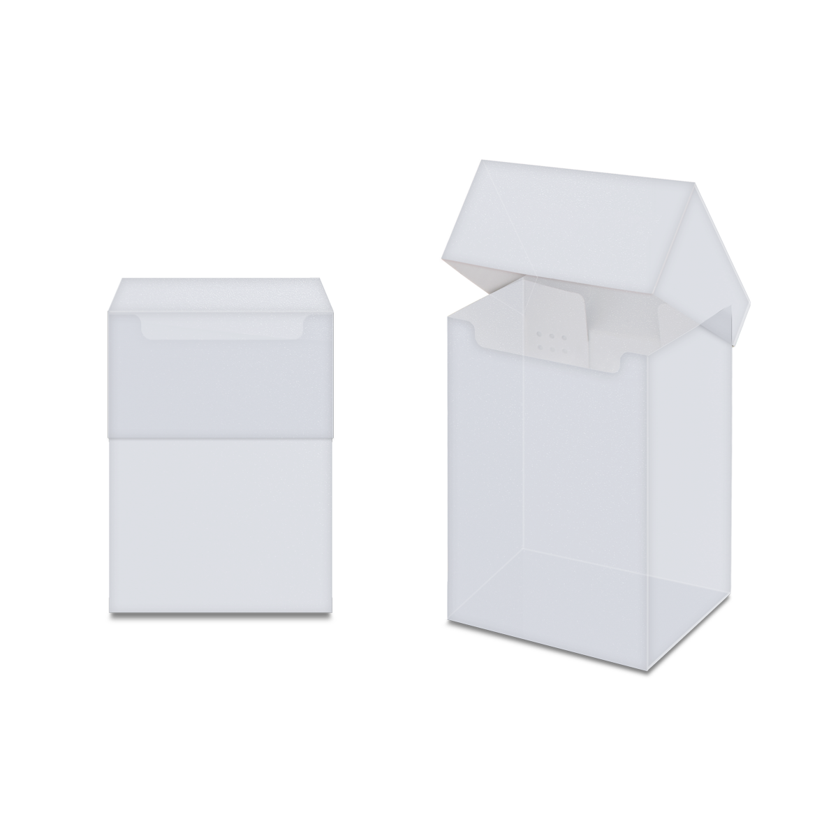 ULTRA PRO - PRO 80+ Deck Box: Clear - Gamesmart ULTRA PRO - PRO 80+ Deck Box: Clear - Gamesmart