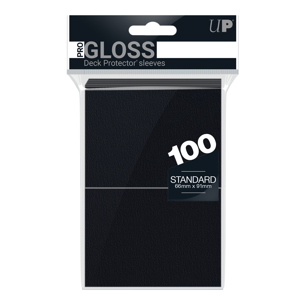 ULTRA PRO - Micas PRO-Gloss Standard Deck Protector: Black c/100 - Gamesmart