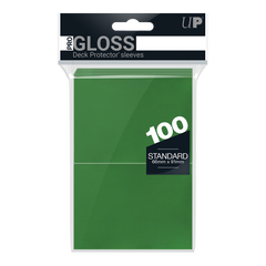 ULTRA PRO - Micas PRO-Gloss Standard Deck Protector: Green c/100 - Gamesmart
