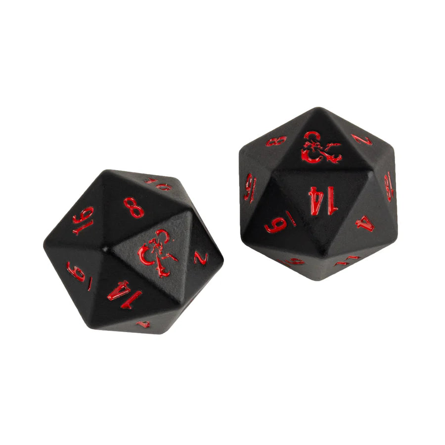 ULTRA PRO - Dados Heavy Metal Black & Red Dice Set for Dungeons & Dragons - Gamesmart ULTRA PRO - Dados Heavy Metal Black & Red Dice Set for Dungeons & Dragons - Gamesmart