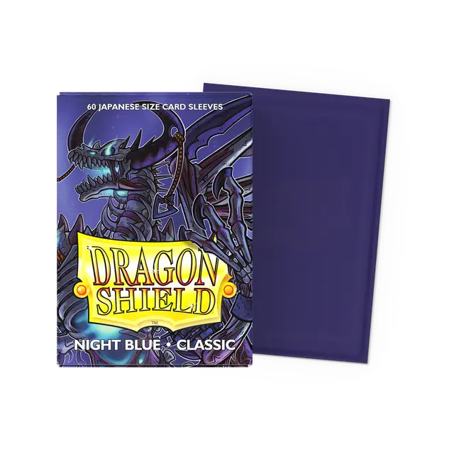 Dragon Shield - Micas Small JPN Size Classic Night Blue c/60 Gamesmart Dragon Shield - Micas Small JPN Size Classic Night Blue c/60 Gamesmart