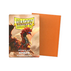 Dragon Shield - Micas Small JPN Size Amber Matte c/60 - Gamesmart