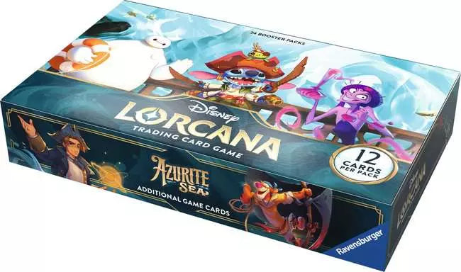 Lorcana - Azurite Sea Booster Display Set 6 c/24 packs - Gamesmart