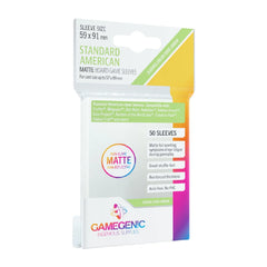 Gamegenic - Micas Matte Sleeves: Standard American c/50 Clear