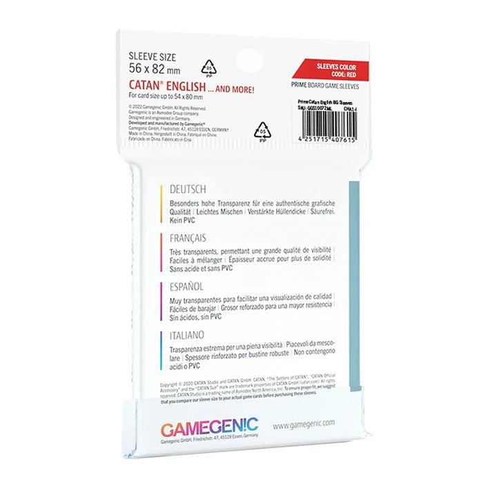 Gamegenic - Micas Prime Catan Board Game Clear c/60 - Gamesmart Gamegenic - Micas Prime Catan Board Game Clear c/60 - Gamesmart