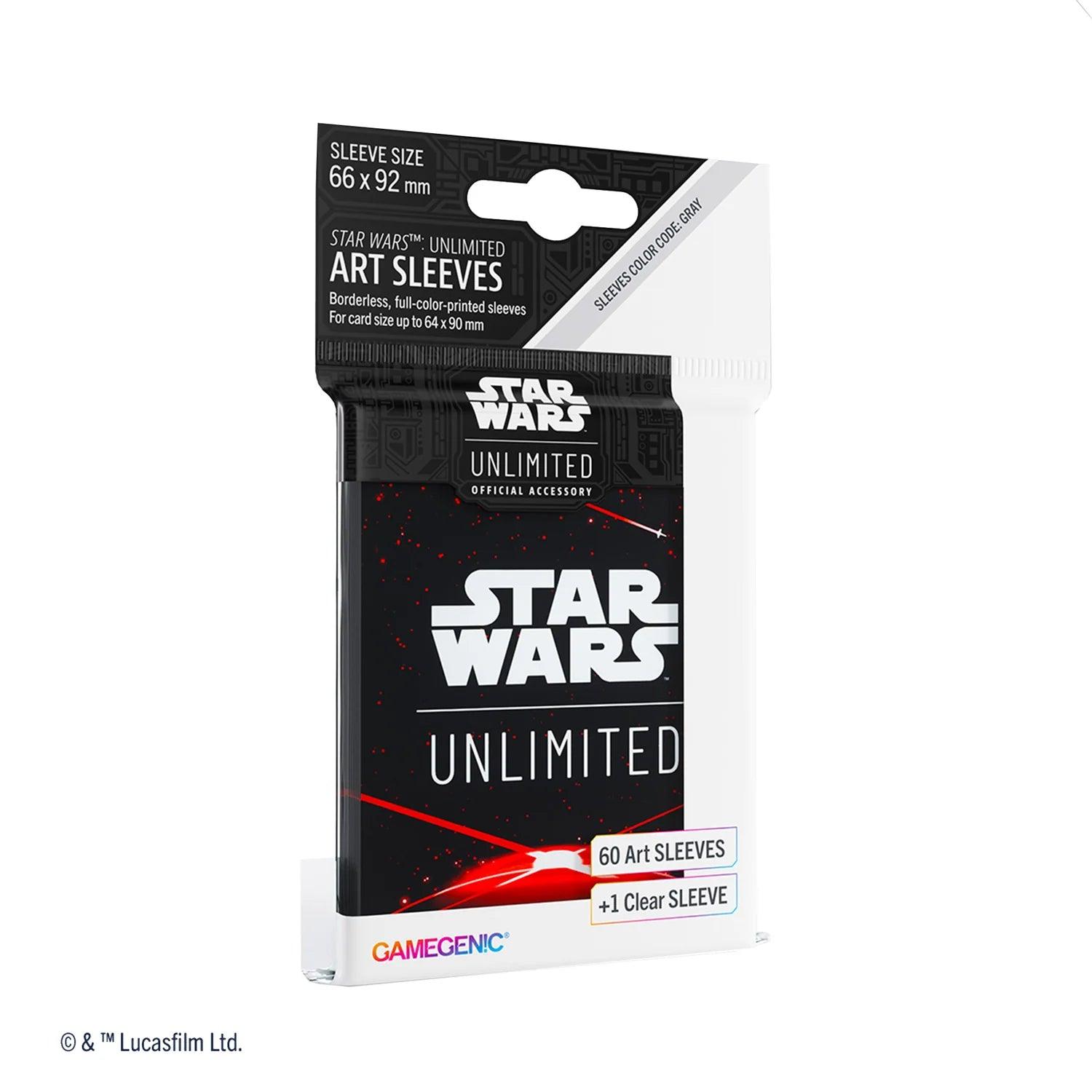 Gamegenic - Micas Star Wars Unlimited Art Sleeves Card Back Red - Gamesmart