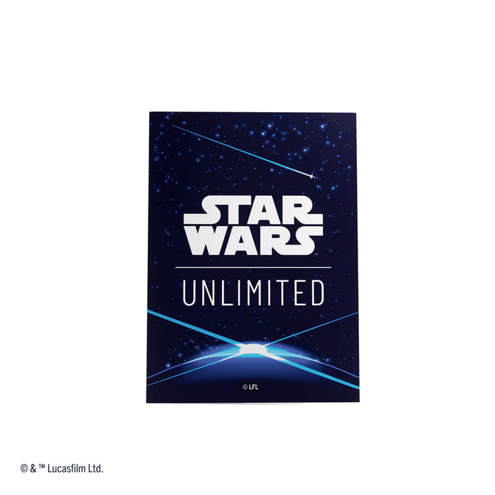Gamegenic - Micas Star Wars Unlimited Art Double Pack Card Back Blue - Gamesmart Gamegenic - Micas Star Wars Unlimited Art Double Pack Card Back Blue - Gamesmart
