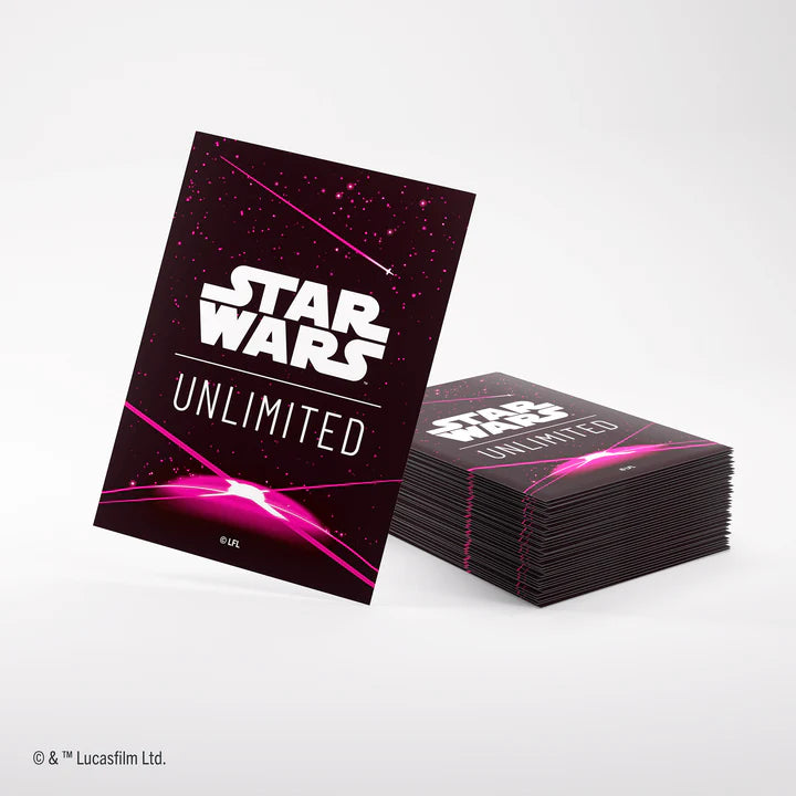 Gamegenic - Micas Star Wars Unlimited: Premium Art Sleeves Card Back Magenta c/60 - Gamesmart