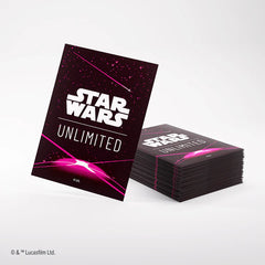Gamegenic - Micas Star Wars Unlimited: Premium Art Sleeves Card Back Magenta c/60 - Gamesmart