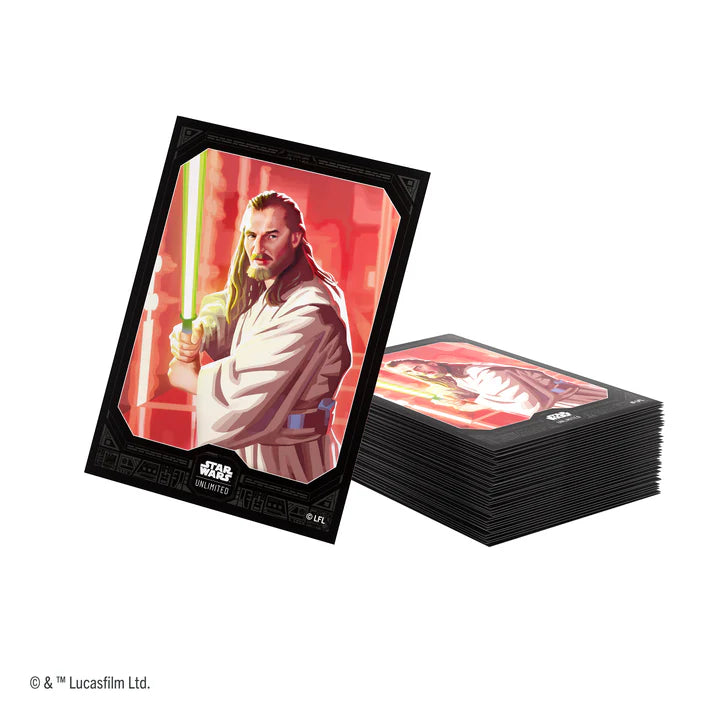 Gamegenic - Micas Star Wars Unlimited: Art Sleeve Qui-Gon-Jinn c/60 - Gamesmart Gamegenic - Micas Star Wars Unlimited: Art Sleeve Qui-Gon-Jinn c/60 - Gamesmart