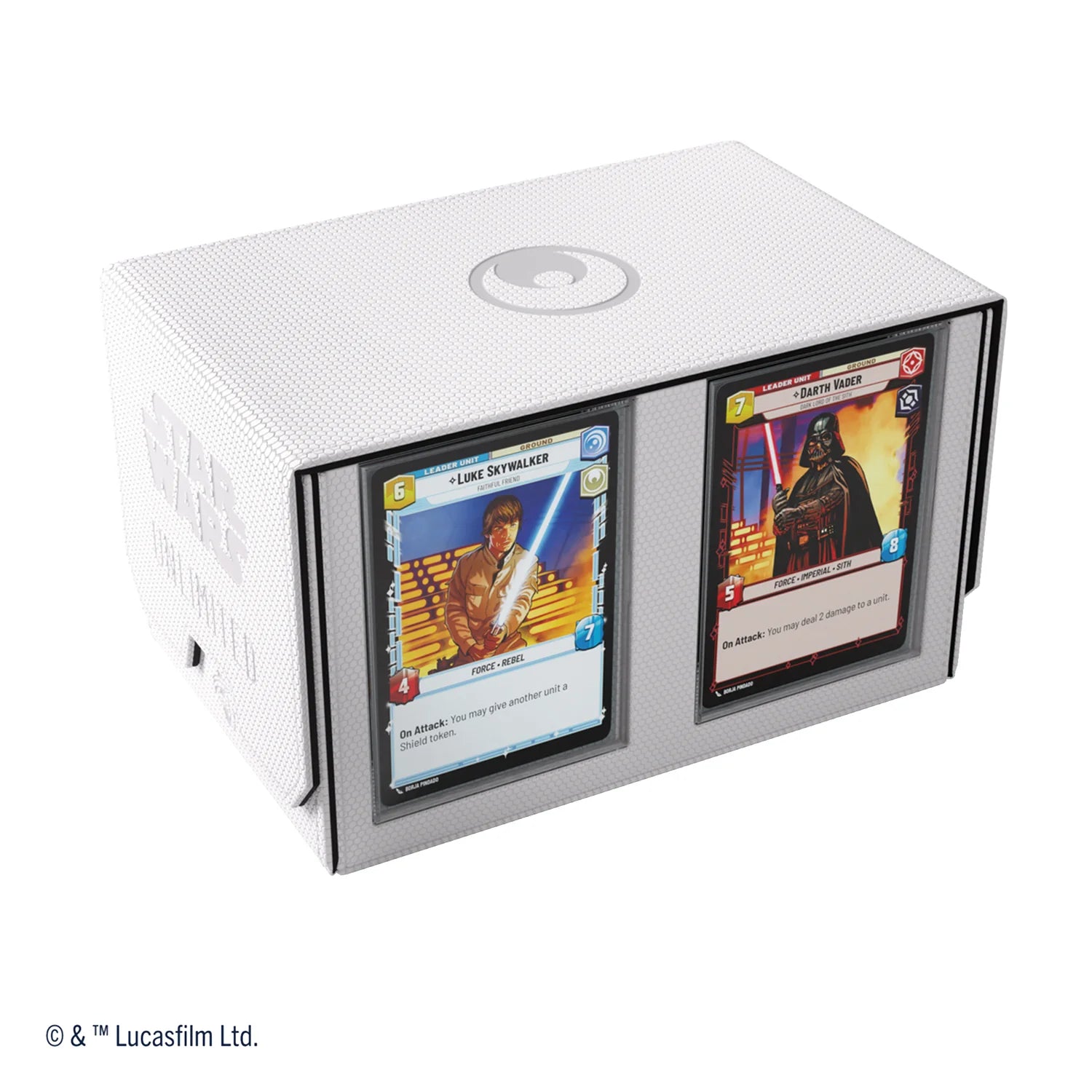 Gamegenic - Star Wars Unlimited: Double Deck Pod White/Black - Gamesmart