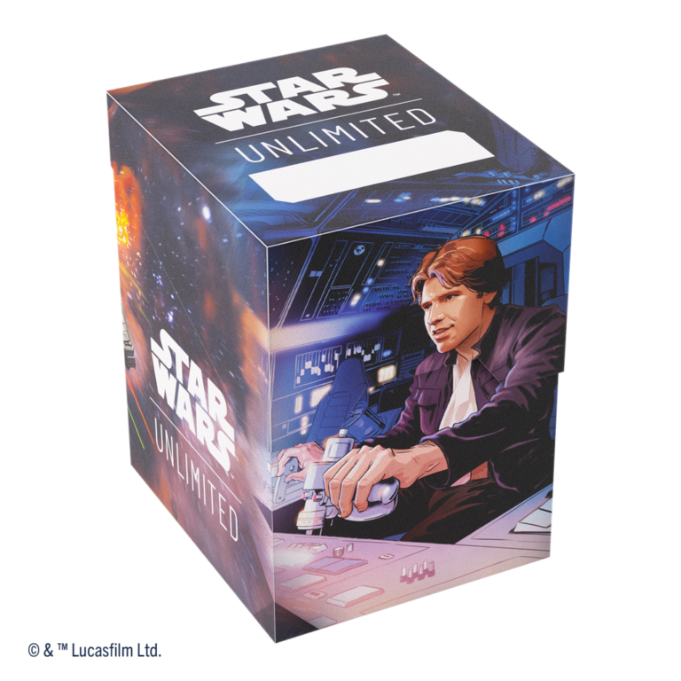 Gamegenic - Star Wars Unlimited Soft Crate: Han Solo/Millenium Falcon - Gamesmart