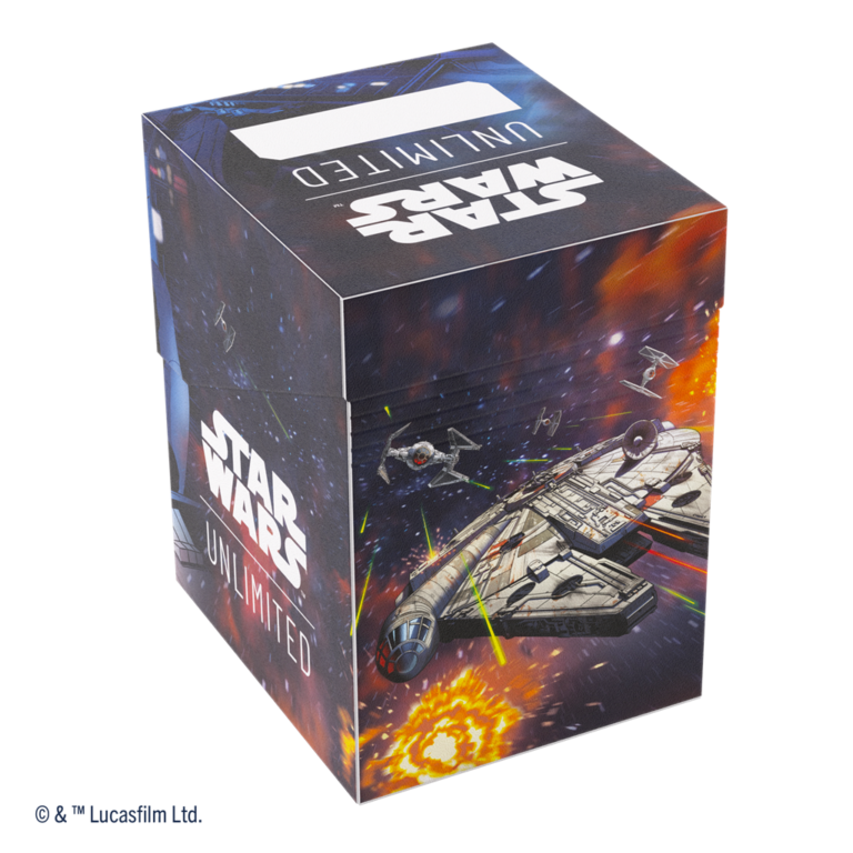Gamegenic - Star Wars Unlimited Soft Crate: Han Solo/Millenium Falcon - Gamesmart Gamegenic - Star Wars Unlimited Soft Crate: Han Solo/Millenium Falcon - Gamesmart