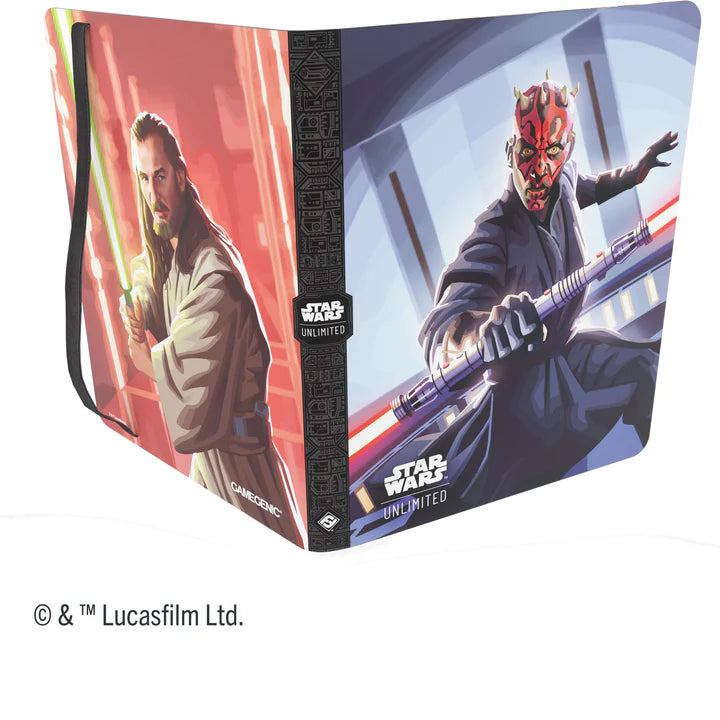 Gamegenic - Star Wars Unlimited: Casual Album 18-Pocket Qui-Gon-Jinn & Darth Maul - Gamesmart