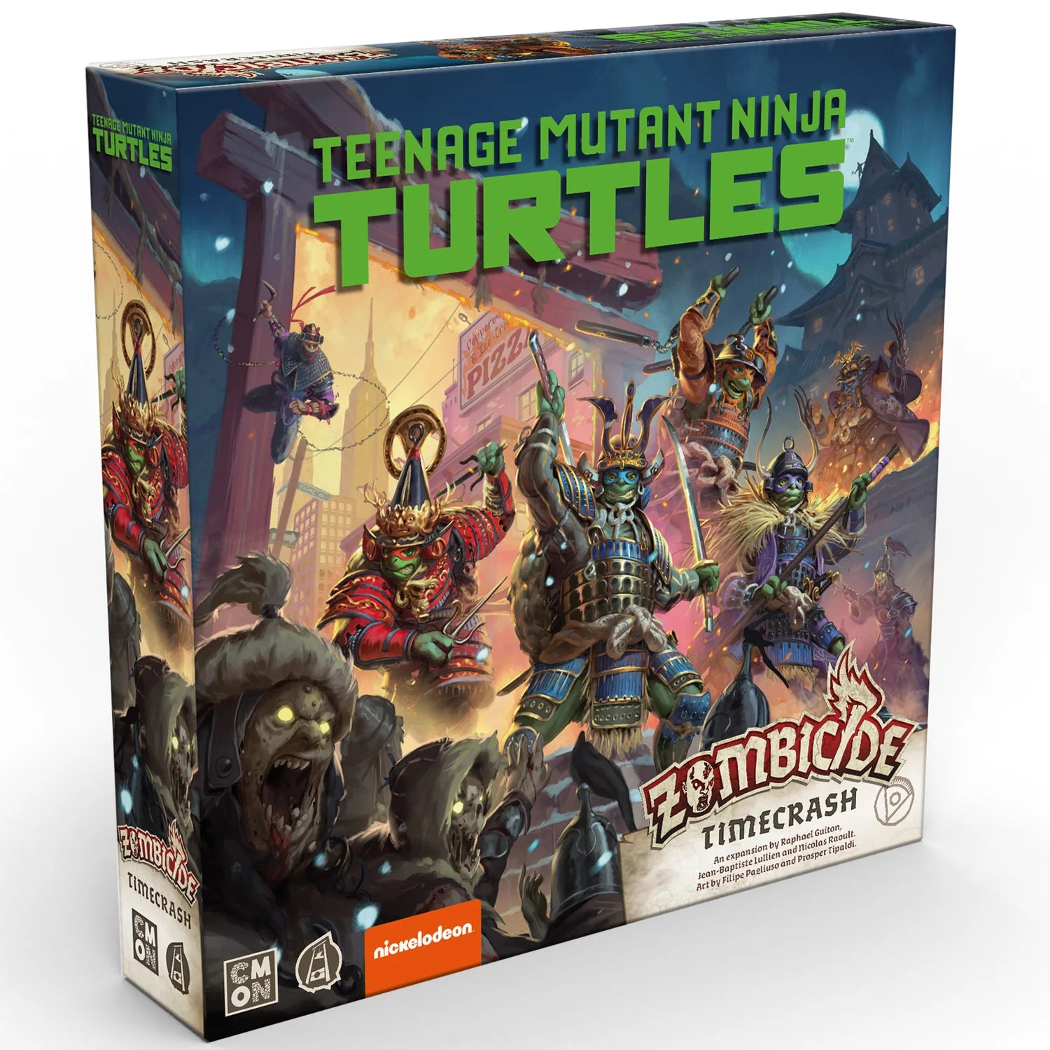 ASMODEE - Zombicide: White Death TMNT Time Crash (Inglés) - Gamesmart