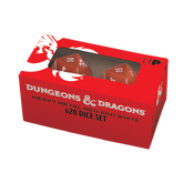 ULTRA PRO - Heavy Metal Red & White Dice Set: for Dungeons & Dragons