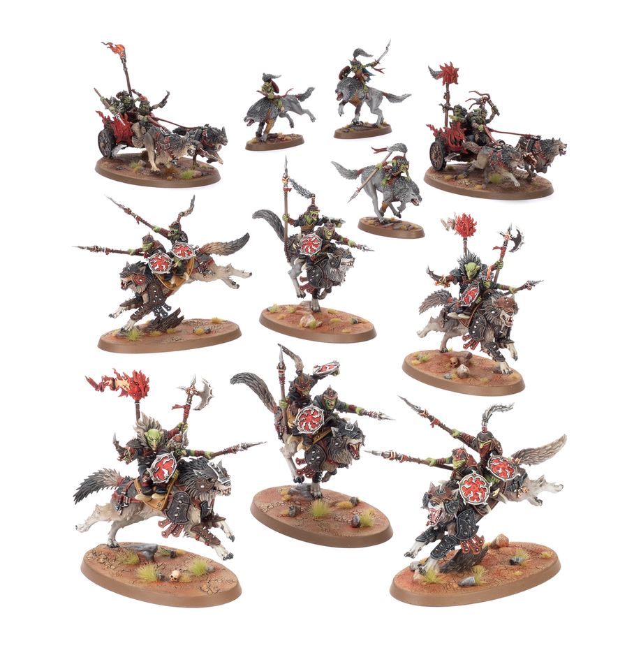 WHAOS - Spearhead: Gloomspite Gitz Snarlpack Huntaz WHAOS - Spearhead: Gloomspite Gitz Snarlpack Huntaz