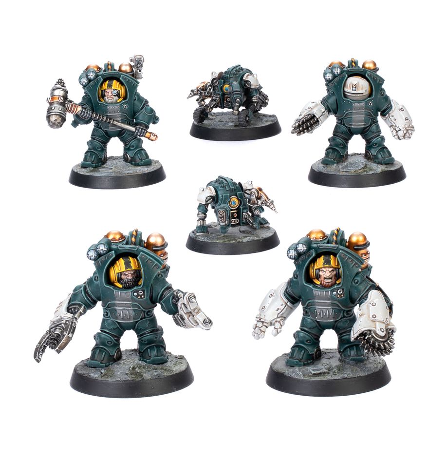 WH40K - Necromunda Ironhead Squat Prospectors Exo-Kyn - Gamesmart WH40K - Necromunda Ironhead Squat Prospectors Exo-Kyn - Gamesmart