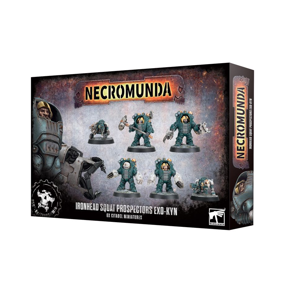 WH40K - Necromunda Ironhead Squat Prospectors Exo-Kyn - Gamesmart