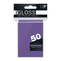 ULTRA PRO - Micas PRO-Gloss STND Deck Protector: Purple c/50