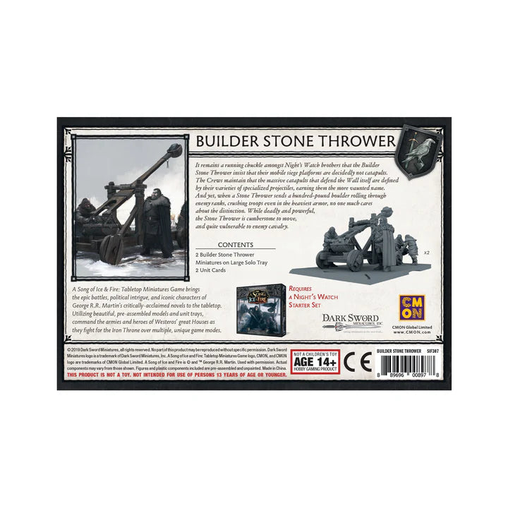 ASMODEE - A Song of Ice & Fire Builder Stone Thrower (Inglés) - Gamesmart ASMODEE - A Song of Ice & Fire Builder Stone Thrower (Inglés) - Gamesmart