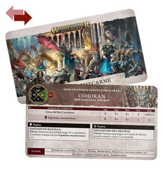 WHAOS - Warscroll Cards: Flesh-eater Courts (Español)