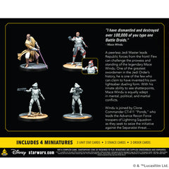ASMODEE - Star Wars Shatterpoint: This Party's Over Mace Windu Squad Pack (Inglés) - Gamesmart