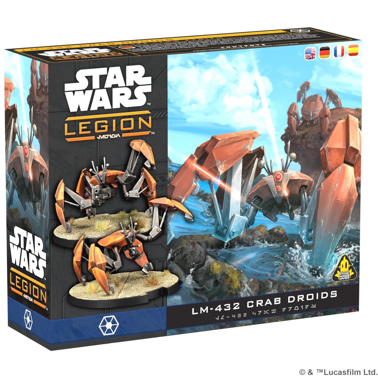 ASMODEE - Star Wars Legion: LM-432 Crab Droid Unit Expansion (Inglés) - Gamesmart
