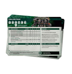 CARTAS - WH40K Datasheet Cards: Chaos Knights (Español) - Gamesmart