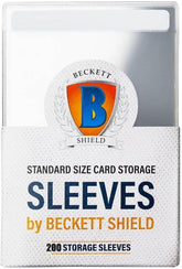 Beckett Shield - Standard Size Card Storage Sleeves c/200 (Display c/4 packs de 50 pzas)
