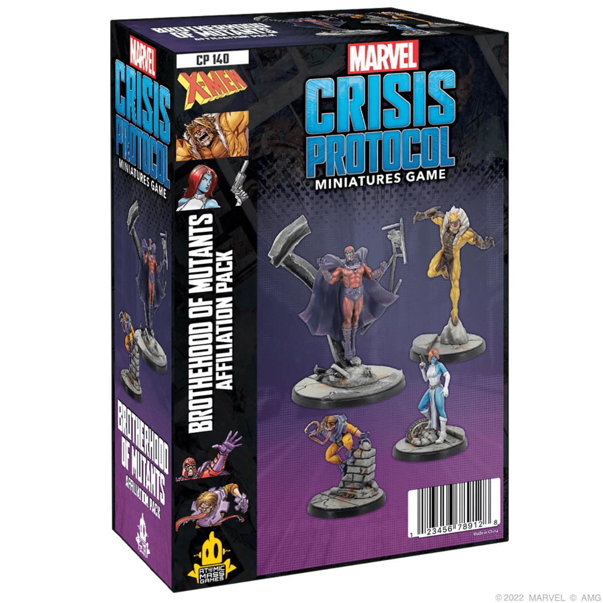 ASMODEE - Marvel Crisis Protocol: Brotherhood of Mutants Affiliation Pack (Inglés) - Gamesmart