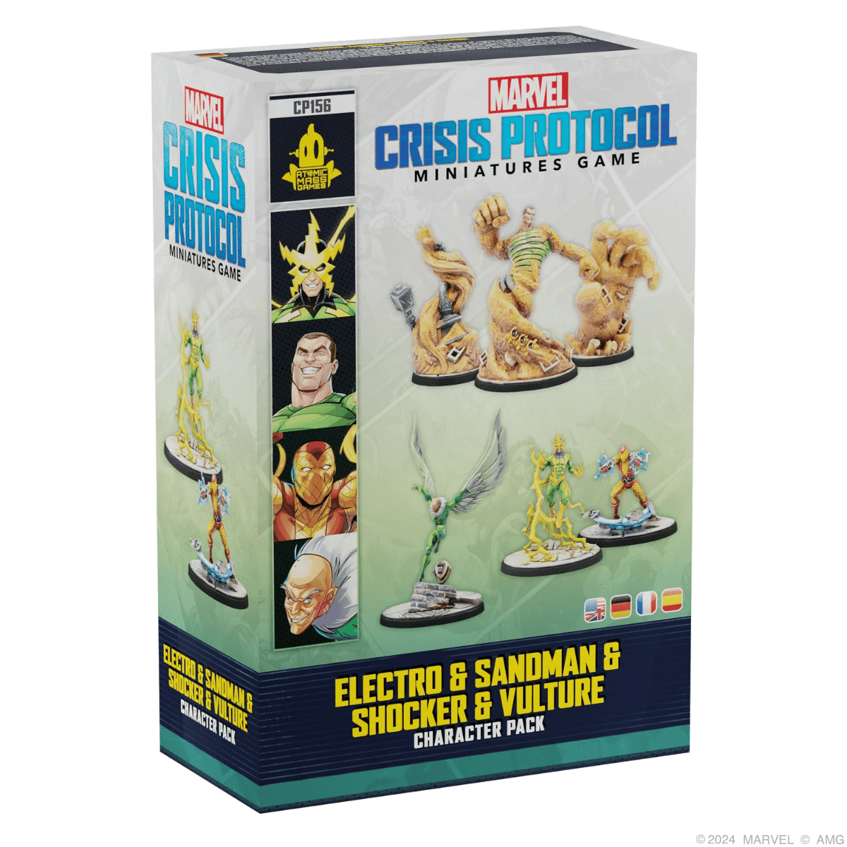 ASMODEE - Marvel Crisis Protocol Electro & Sandman & Shocker & Vulture (Inglés) - Gamesmart