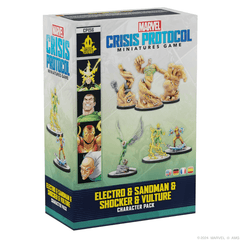 ASMODEE - Marvel Crisis Protocol Electro & Sandman & Shocker & Vulture (Inglés) - Gamesmart