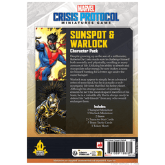 ASMODEE - Marvel Crisis Protocol Sunspot & Warlock (Inglés) - Gamesmart