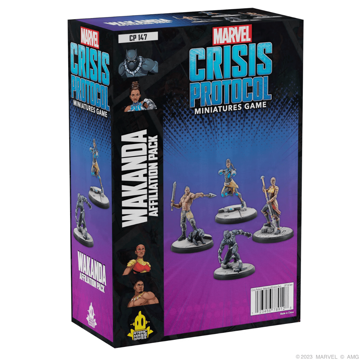 ASMODEE - Marvel Crisis Protocol: Wakanda Affiliation Pack (Inglés) - Gamesmart