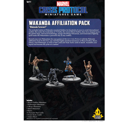 ASMODEE - Marvel Crisis Protocol: Wakanda Affiliation Pack (Inglés) - Gamesmart