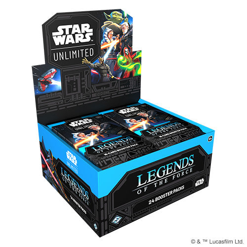 Star Wars Unlimited - Legends of the Force Booster Display c/24 packs (Inglés) - Gamesmart