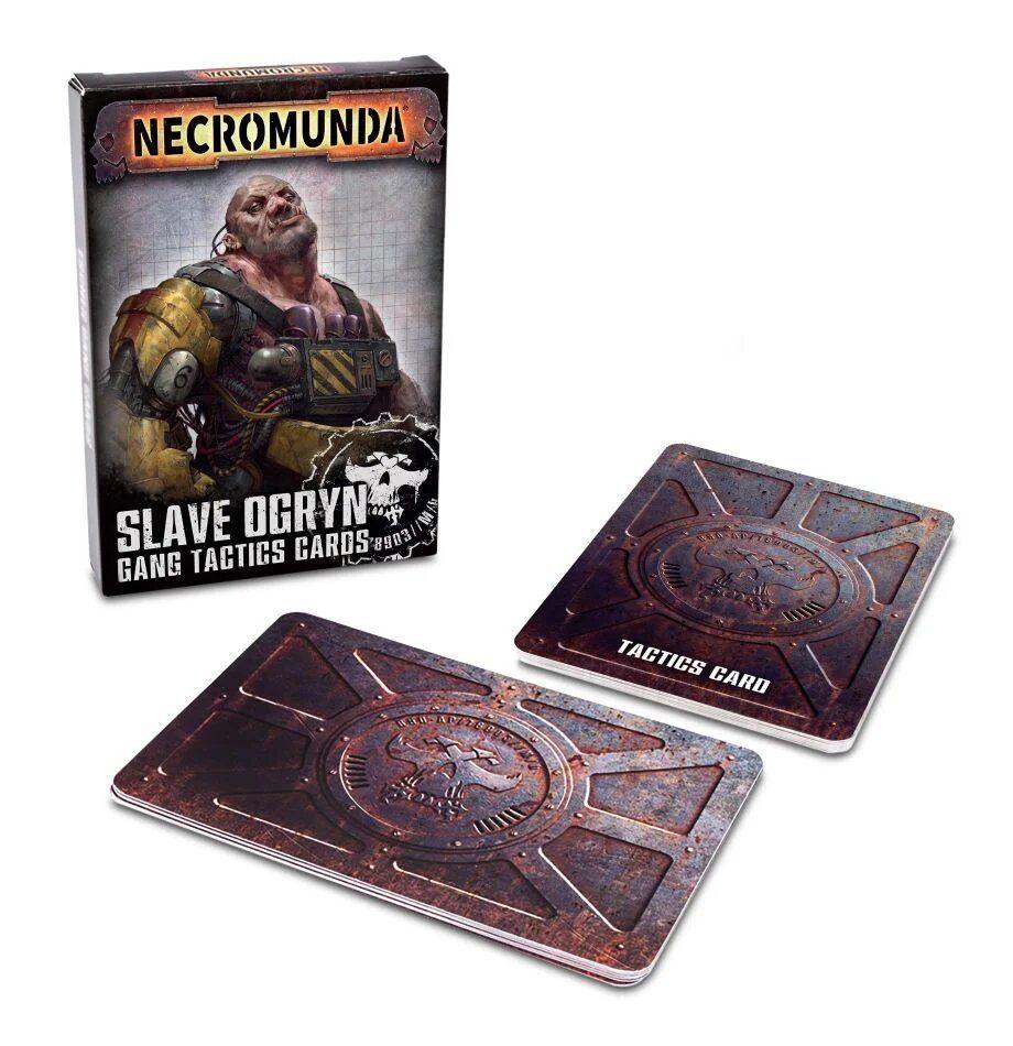 CARTAS - Necromunda Slave Ogryn Gang Tactics Cards (Inglés) - Gamesmart