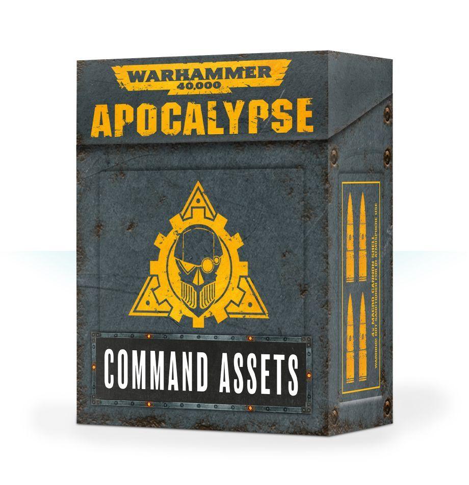 CARTAS - WH40K Apocalypse Command Assets Cards (Ingles) - Gamesmart
