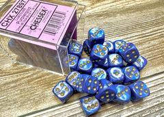 CHESSEX - Dados Lustrous Purple/Gold 12 mm c/36 - Gamesmart