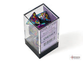 CHESSEX - Dados Poliédricos Festive Mosaic/yellow - Gamesmart