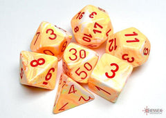 CHESSEX - Dados Poliédricos Festive Sunburst/red - Gamesmart