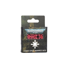 Dados - WH40K Chaos Space Marines Dice - Gamesmart