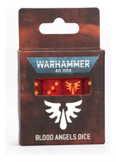 Dados - WH40K Blood Angels Dice - Gamesmart